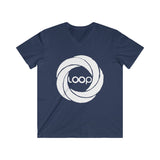 Loop Men's Fitted V-Neck Short Sleeve Tee (Multi Colors)
