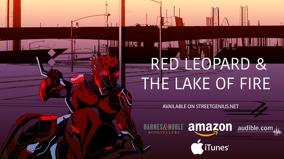 Red Leopard And The Lake Of Fire