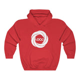 "Loop" Unisex Heavy Hooded Sweatshirt (Multi-Colors)