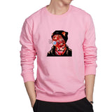 Red leopard cool sweatshirt