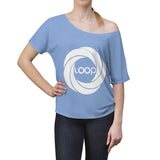 Loop Women's Slouchy top (Multi-Colors)