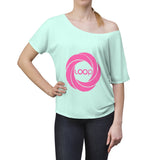 Pink Loop Women's Slouchy top (Multi-Colors)