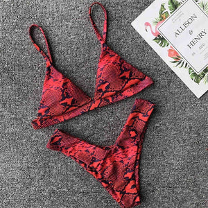 Red Bikini 2019 thong bikini swimming suit for women swimsuit women's swim suit