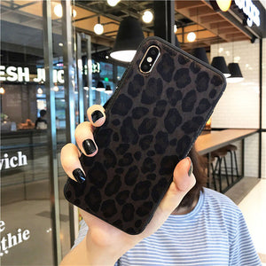 Red Leopard Phone Case For iPhone 11 6 6s 7 8 Plus XS X XR XS